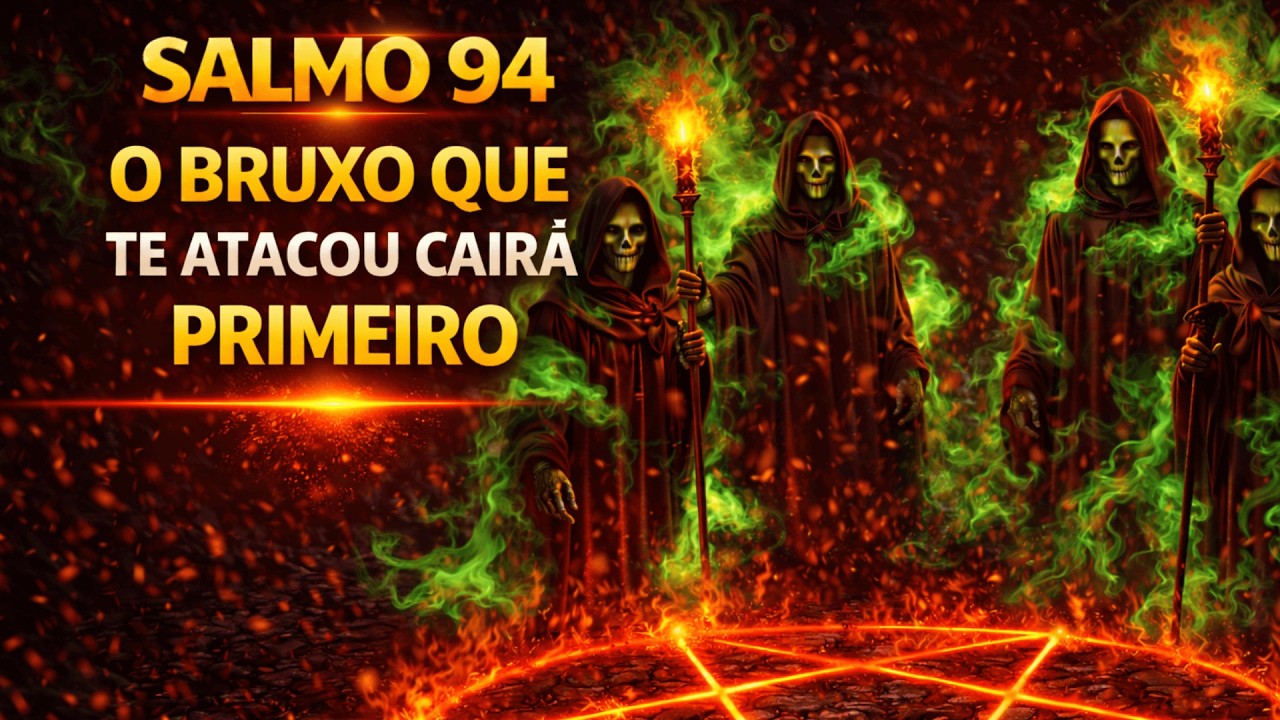 ⚖️ Salmo 94: O Feiticeiro Que Te Atacou Cairá Primeiro | Oração Contra Bruxaria, Vudu e Maldição 🔥⚔️