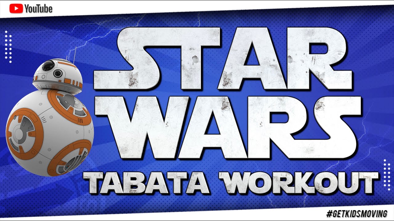 STAR WARS 'TABATA' Workout (4MINS 22 SECS) #GETKIDSMOVING