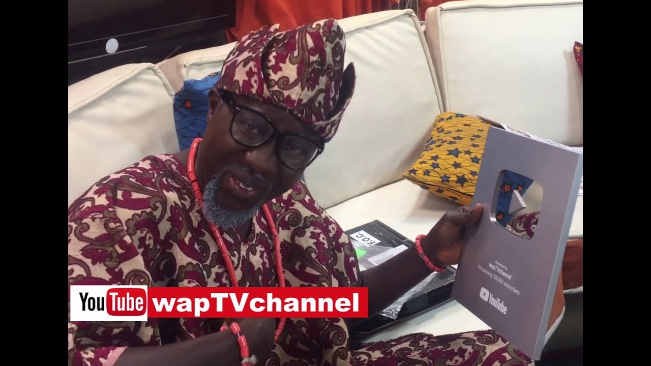 WapTVchannel Receives YouTube Creators Award: Chief Olododo Celebrates
