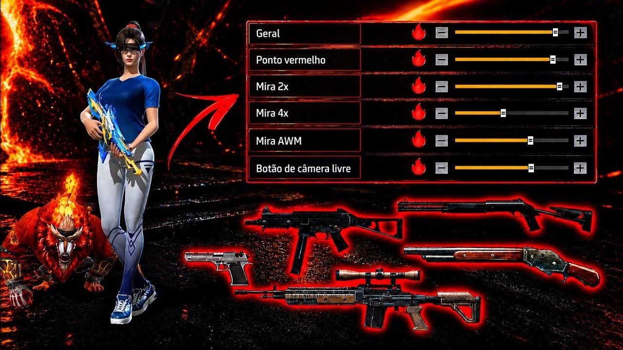Free Fire Headshot setting 2026 ⚡ Best Sensitivity Settings ⚙️| Sensitivity + Hud Settings Free Fire