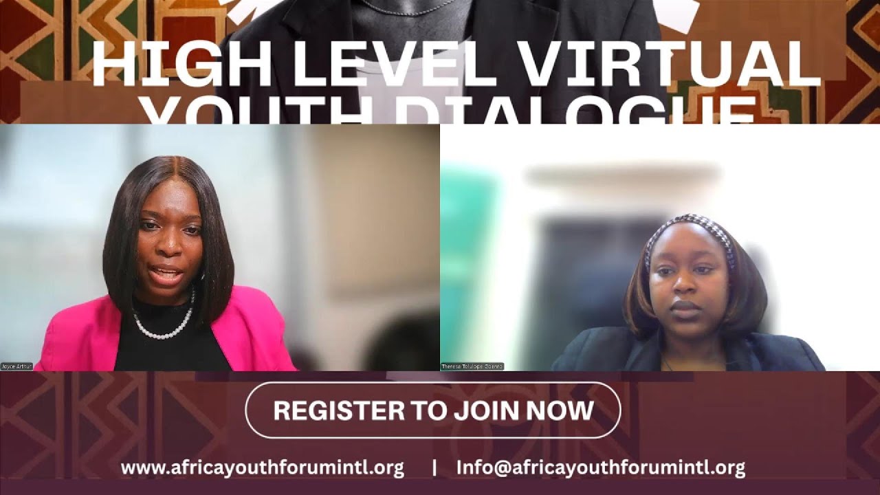 Africa Youth Forum International High-Level Virtual Youth Dialogue #youth  #IYD #multilateralism