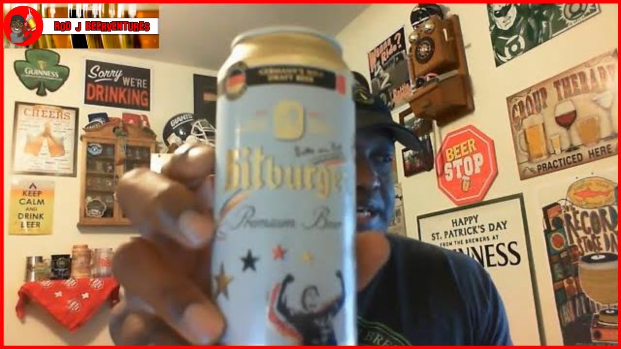 Rod J BeerVentures | Bitburger Premium Pils Beer Review