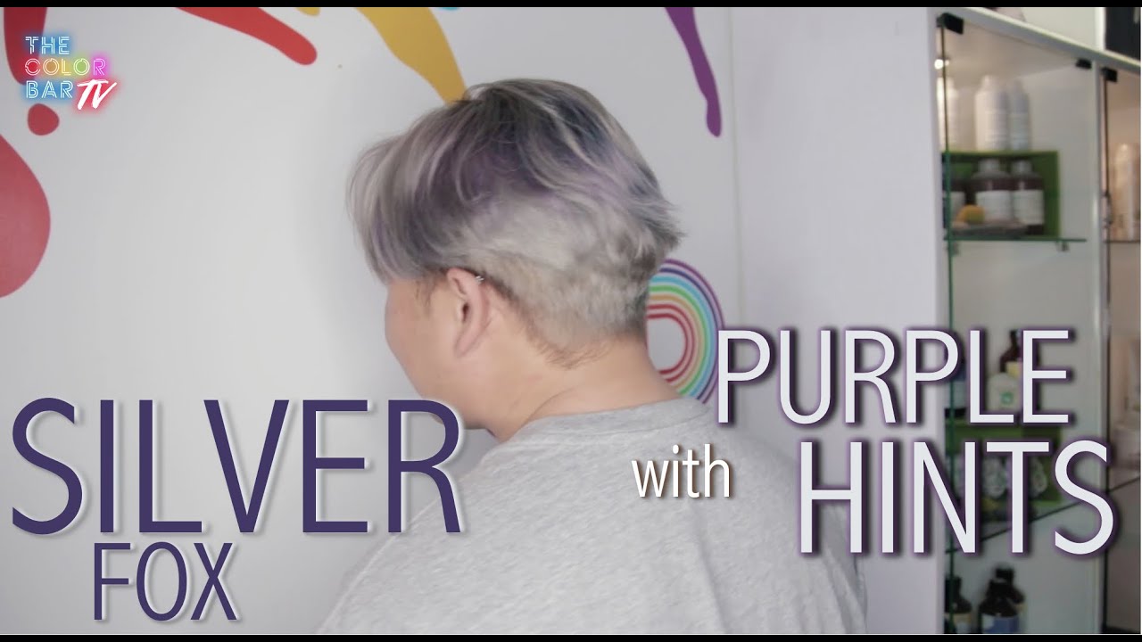 SILVER FOX & PURPLE - MEN'S COLOR