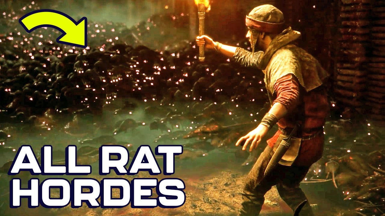 A Plague Tale: Requiem - All Rats Horde Escape Scenes