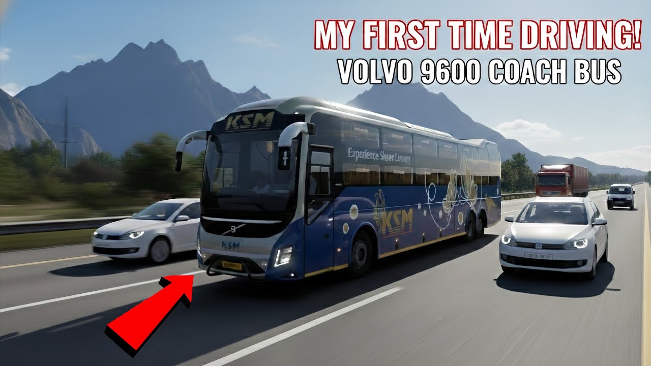 My First Time Driving Volvo 9600! 🚌 | Full Experience & Road Trip #THG 