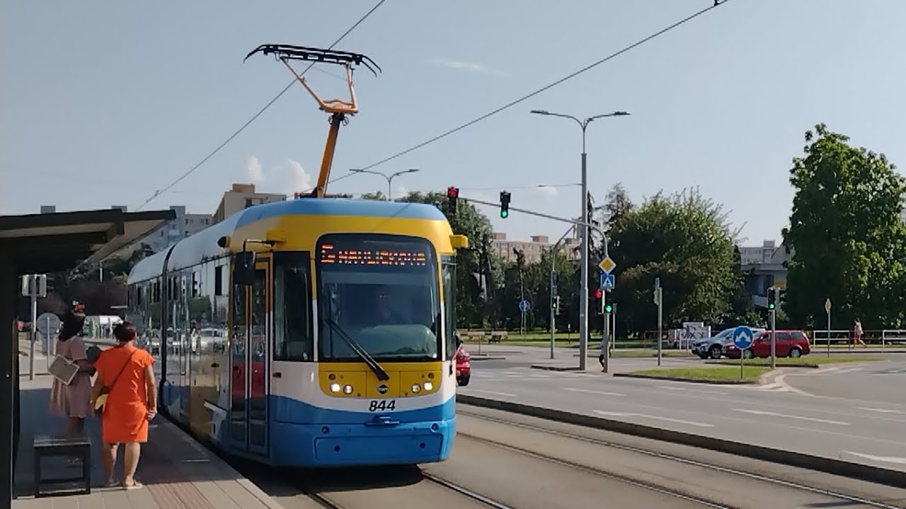 MHD Košice - 🚋 6 úsek Bernolákova - Radnica Starého mesta (Vario LF2+ #844)
