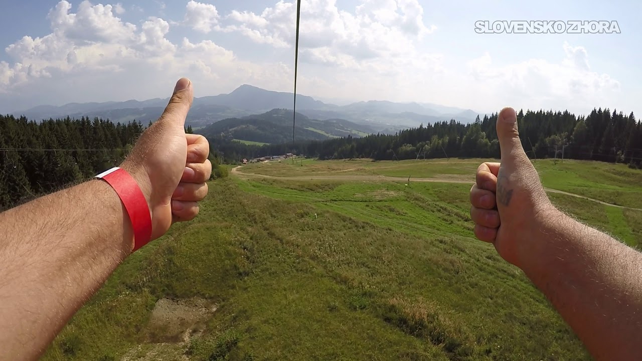 Najdlhšia lanová dráha na Slovensku - ZIPLINE Kubínska Hoľa