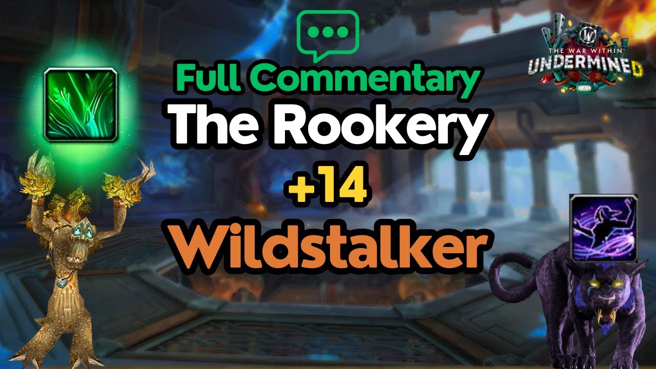 Full Commentary: Tips, Tricks & Thoughts in High Keys | +14 ROOK | Resto Druid POV | WoW TWW 11.1