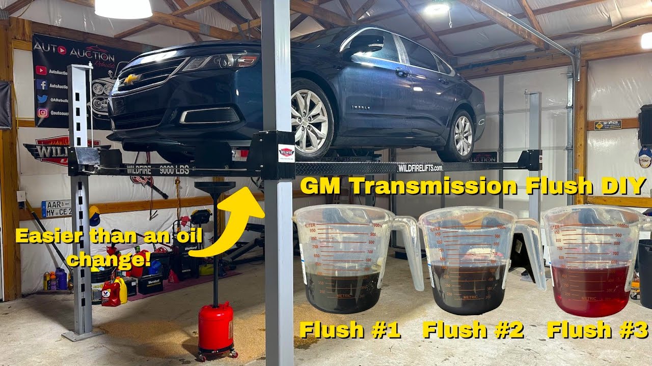Cheap and Easy Transmission Flush on Chevy Buick Cadillac - Easier than an Oil Change - DIY