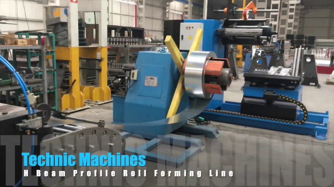 H Beam Profile Roll Forming Machine Production Line
