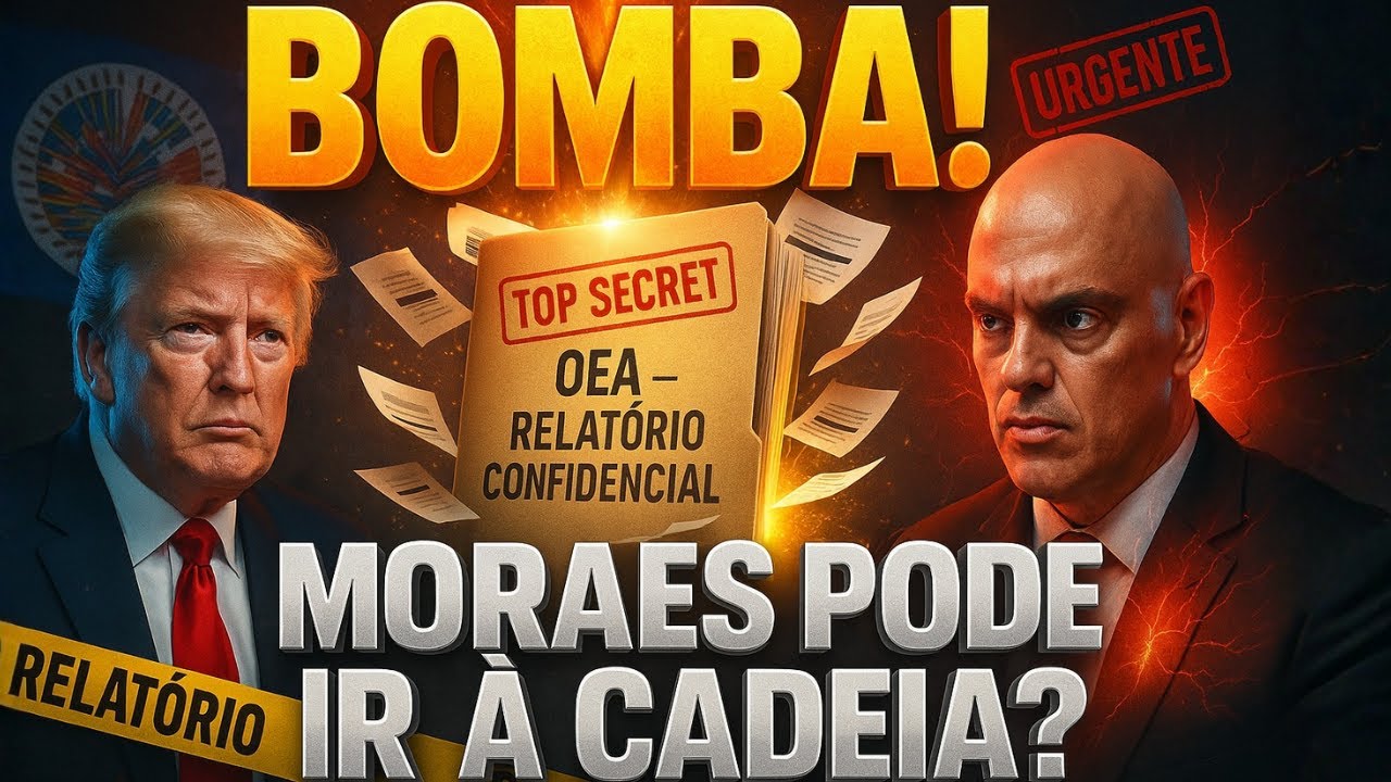 ⚠️ RELAT&Oacute;RIO DA OEA NAS M&Atilde;OS DA DIREITA! MORAES PODE IR &Agrave; CADEIA?