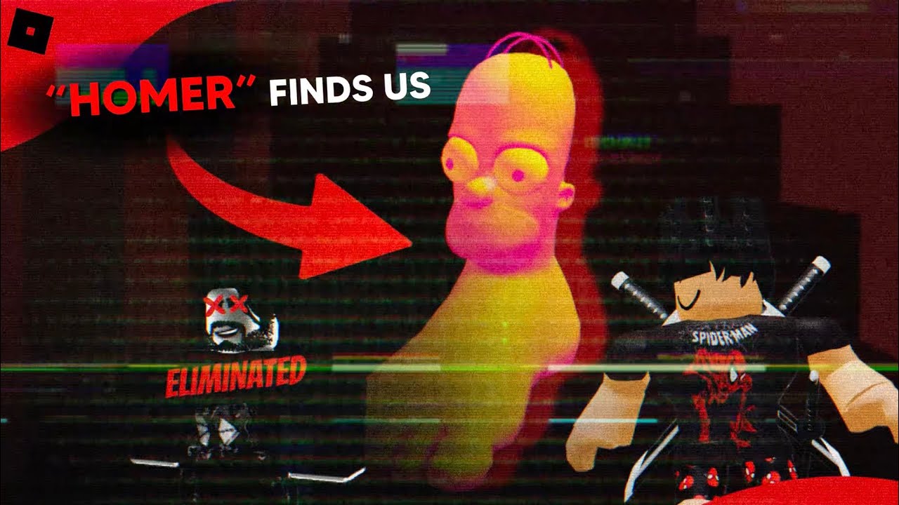 Hide and seek in Roblox but.. it’s Homer Simpson