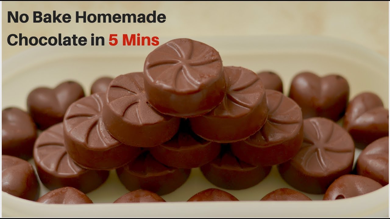 homemade Chocolate with only 4 ingredients | होममेड चॉकलेट रेसिपी | how to make milk chocolate recip