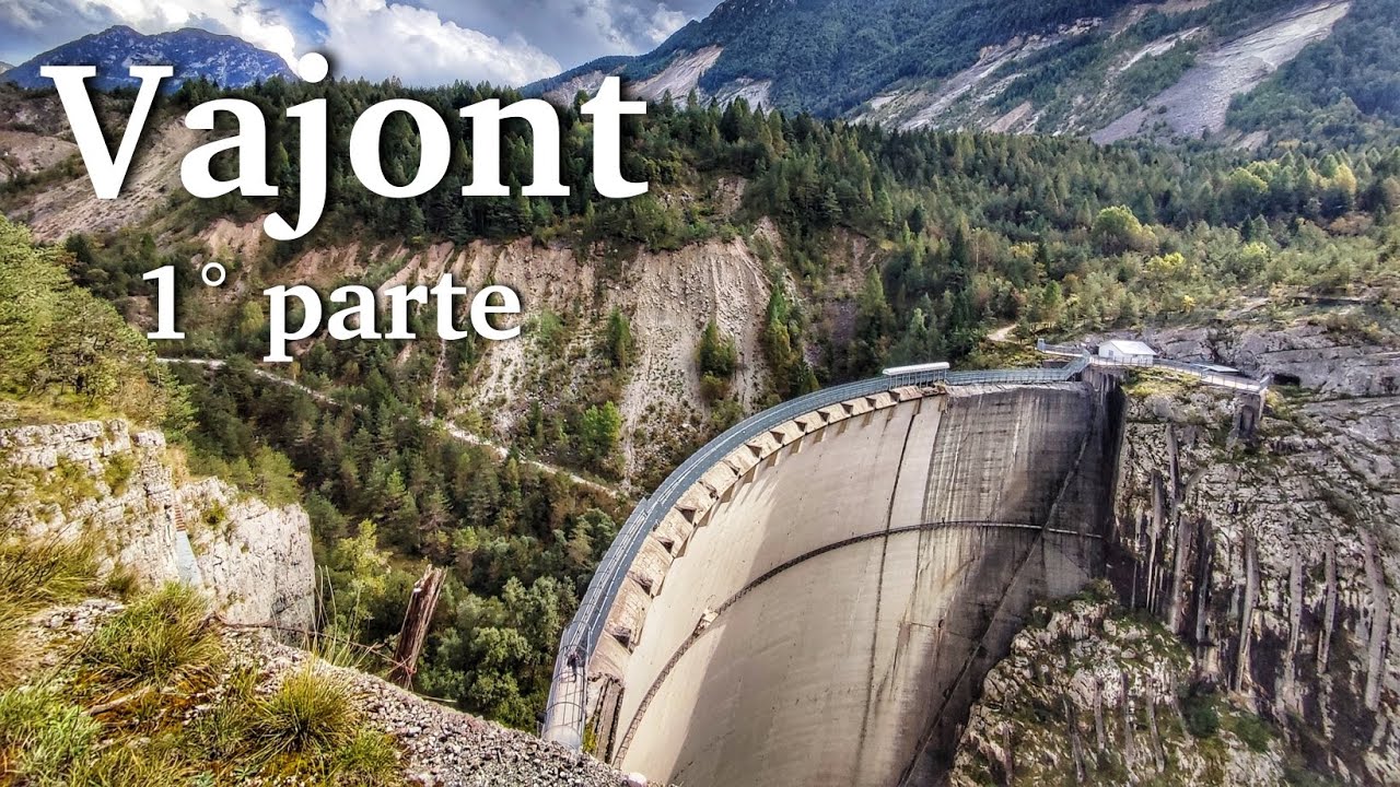 Percorriamo il coronamento della diga del Vajont