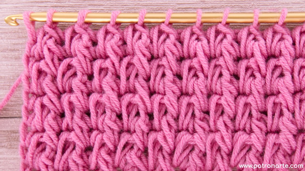 Cómo Tejer el Nuevo Punto Tunecino Pluma de Crochet Tunecino un Punto Tupido, Único y Diferente