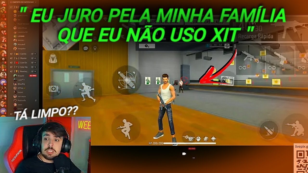ESSE CARA JUROU PELA SUA FAMÍLIA QUE NÃO ERA XITADO,APÓS WEED PEDIR PRA ELE VIR NO DC PASSAR TELA!!
