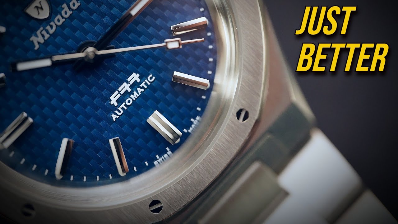 Nivada Grenchen F77 with 3 features you can't get on the Tissot PRX or Christopher Ward Twelve