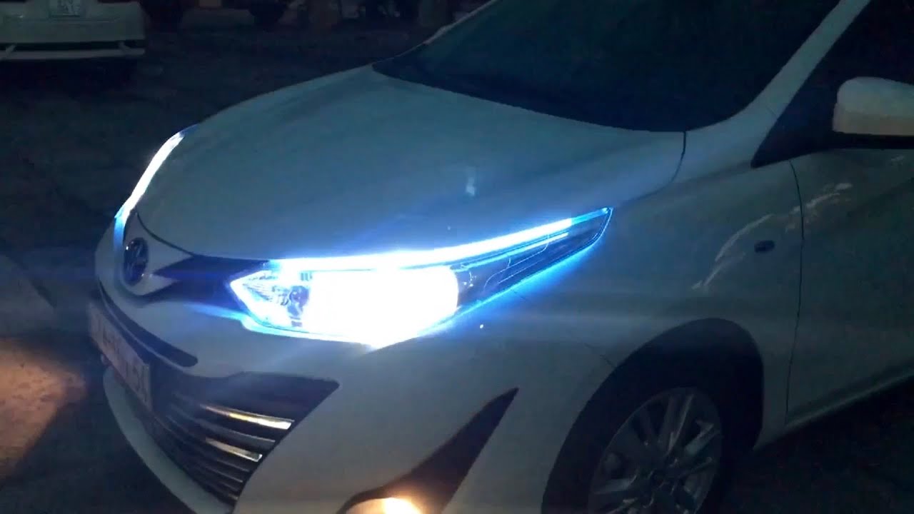 Cách tự lắp đèn led pha cos cho xe toyota vios 2019 - 2020