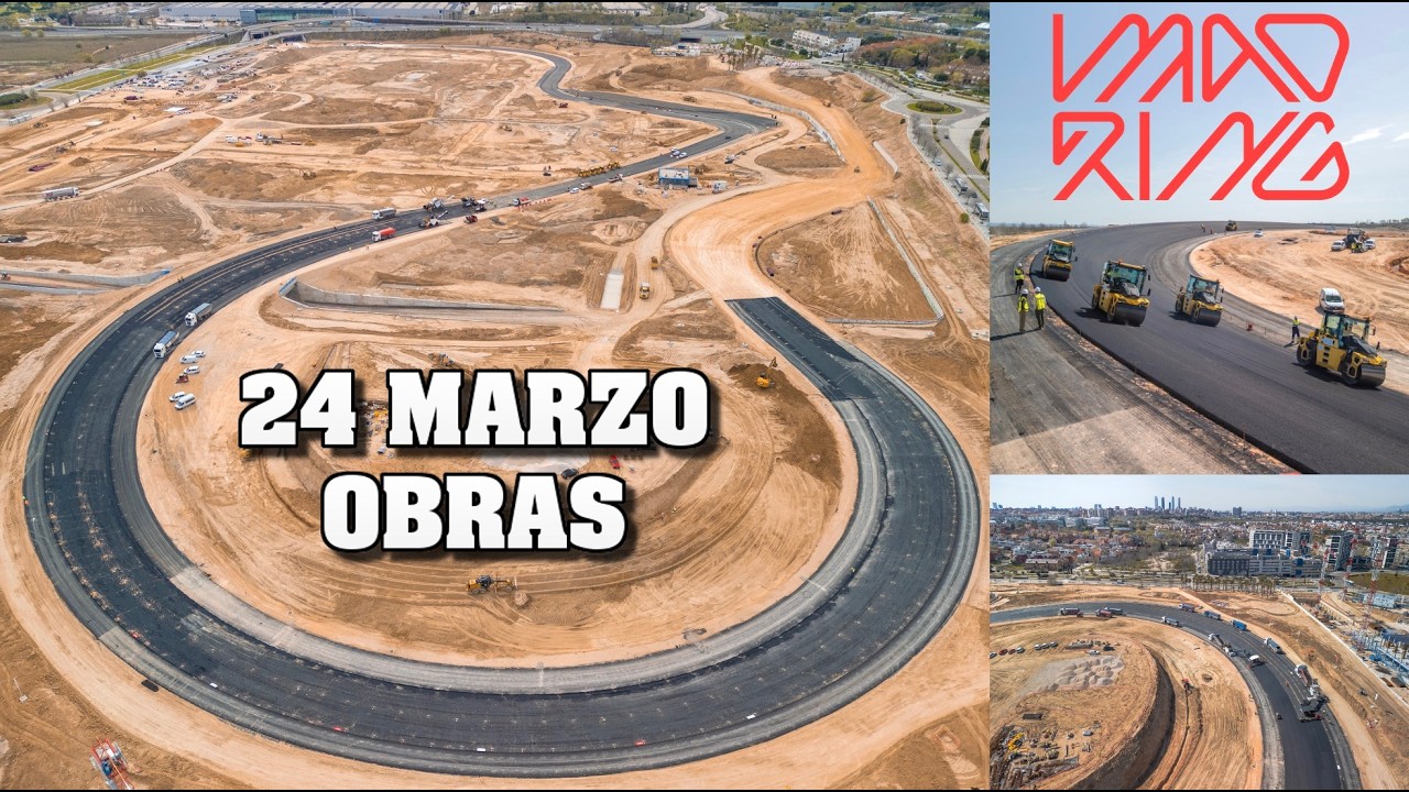 🚧🔥 &iexcl;CAOS en el MAD-Ring! As&iacute; avanzan HOY las obras del circuito de F1 en Madrid (24 MARZO 2026)