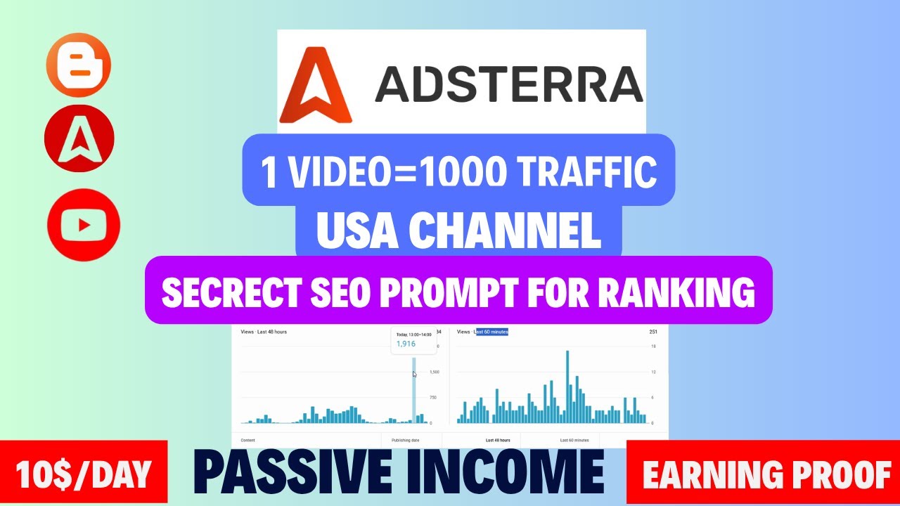 New Method Make Money Online with Adsterra Direct Links Best Way Real Traffic Adsterra Earn Money