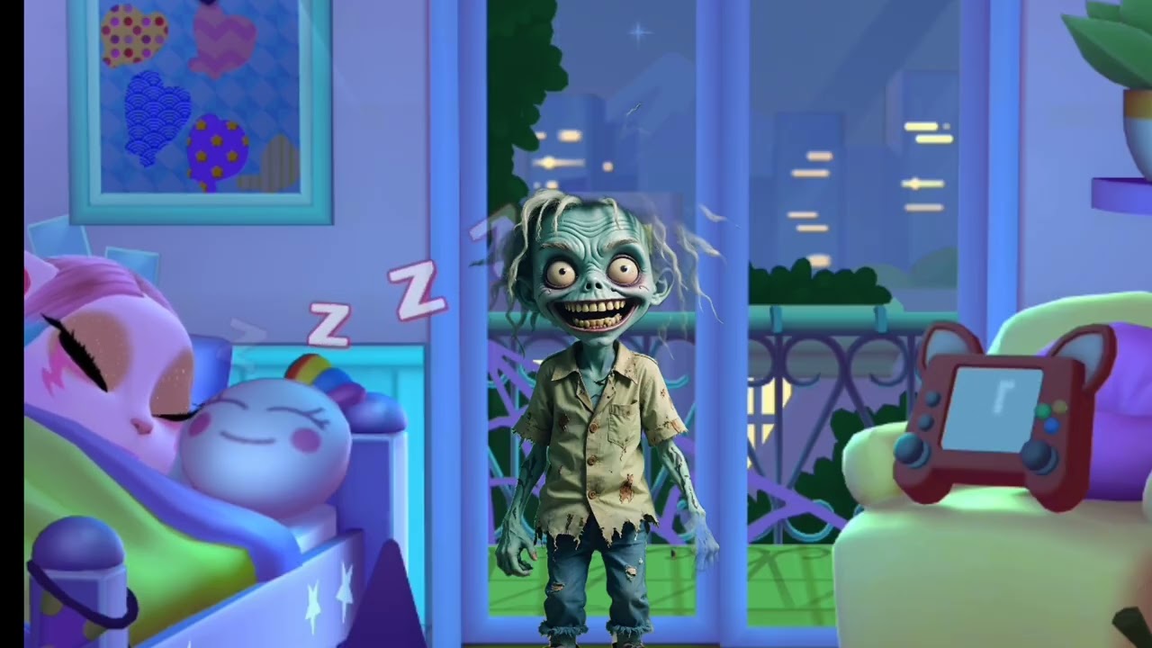 Angela can't sleep. 