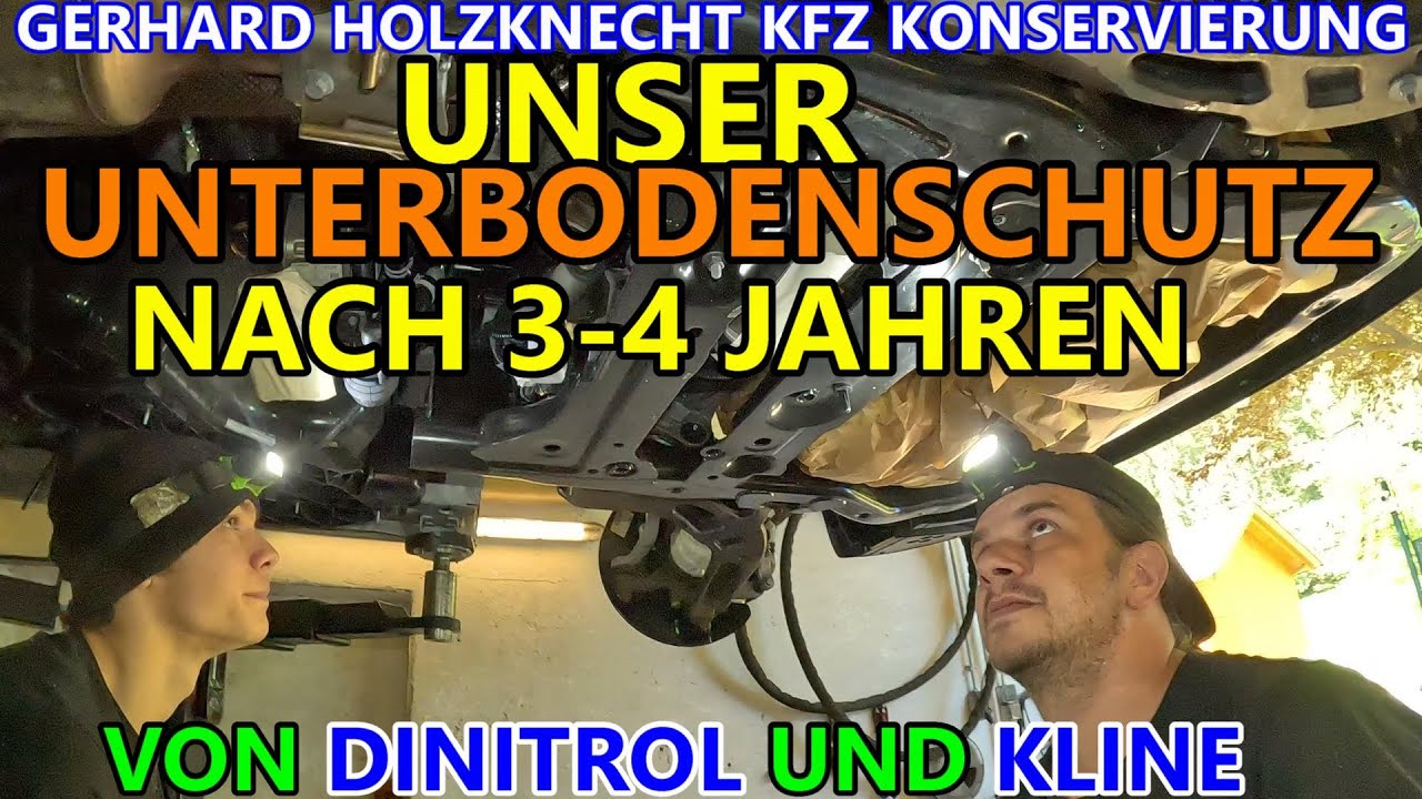 Unser Unterbodenschutz nach 3 bis 4 Jahren