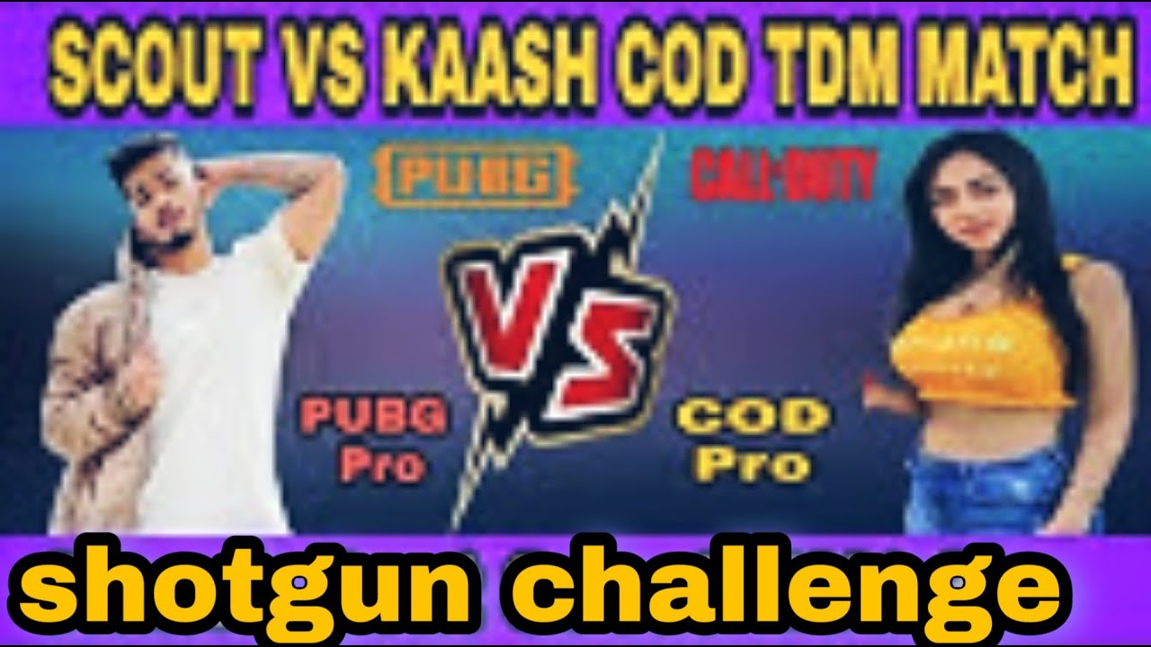 scout op vs kaash play (shotgun challenge) morning stream headlight / scout me to abhi utha bhi ni