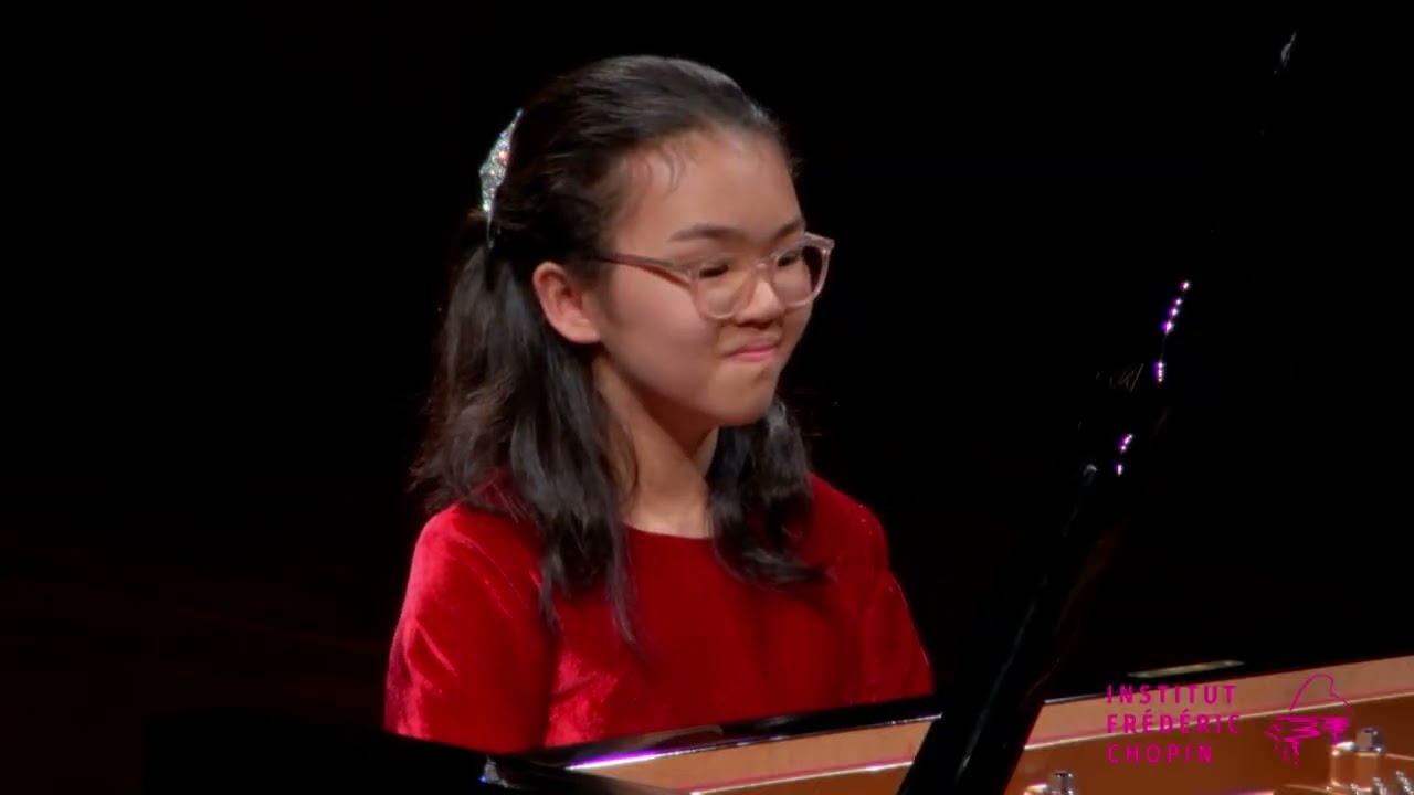 KATHERINE HIBBS, 1st prize, category 1, JEUNE CHOPIN competition, Lugano, 4th edition