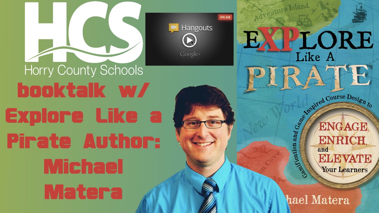 A #HCSPDL booktalk w/ #XPLAP author @mrmatera (Michael Matera)