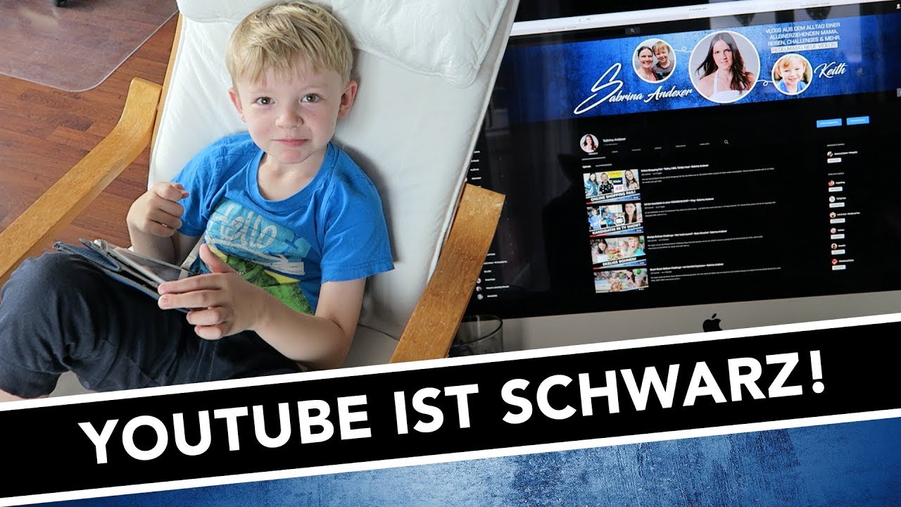 Youtube ist schwarz! • Vlog • Sabrina Andexer