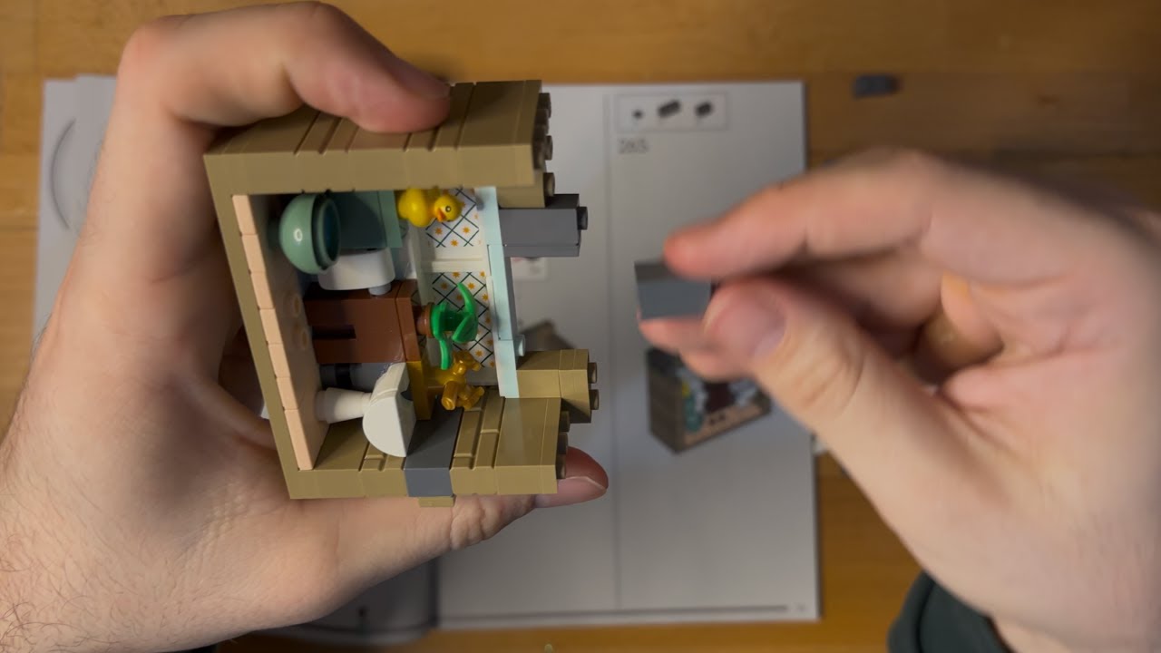LEGO The Burrow | Bathroom | Cozy Build | Unedited