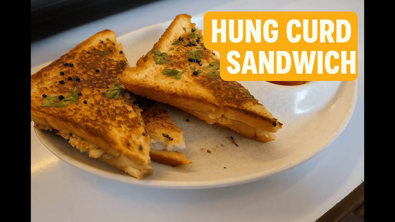 🥪 Hung Curd Sandwich in 5 Mins | Quick & Easy Breakfast Recipe | Ghar par banaye Healthy Sandwich