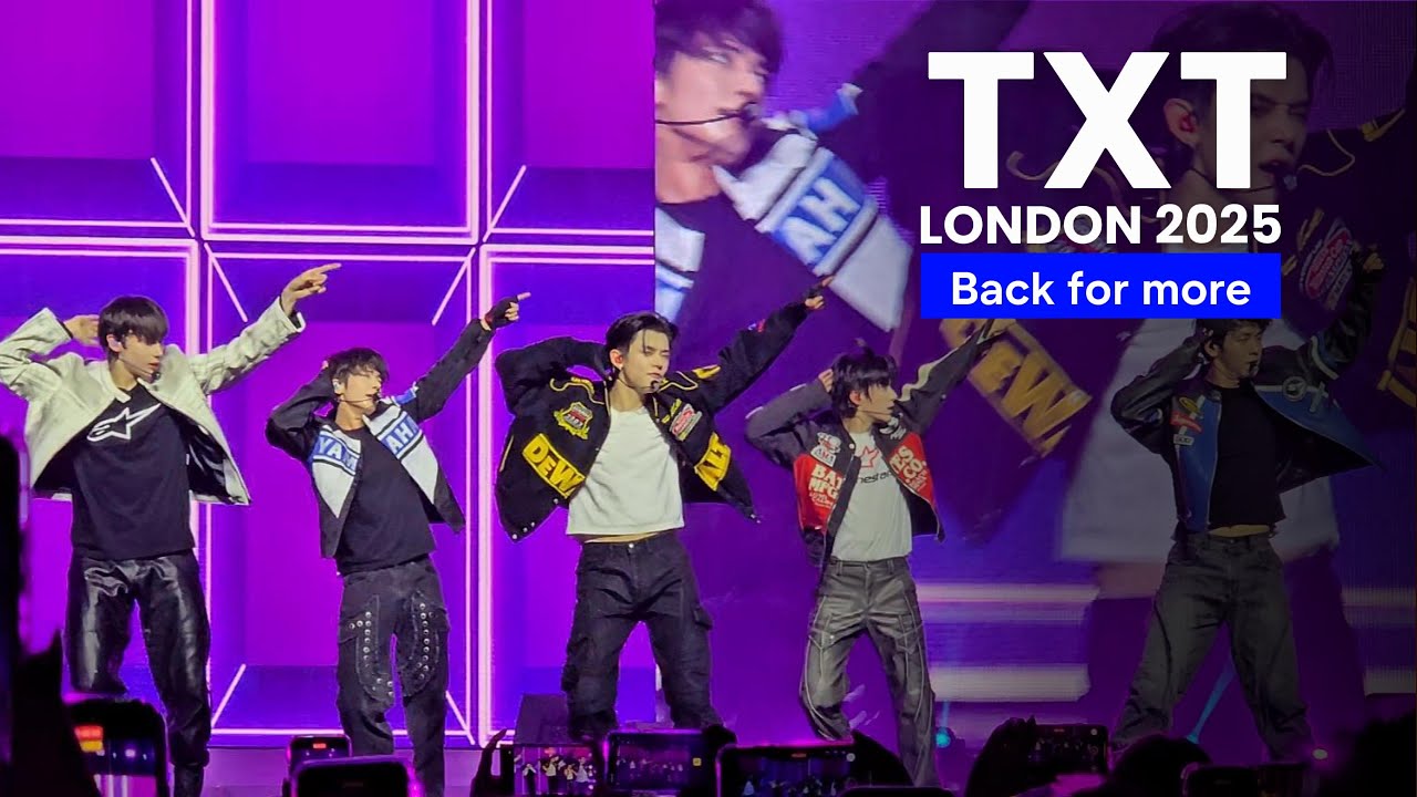 [4K] Back for more - TXT  TOMORROW X TOGETHER WORLD TOUR ACT: PROMISE - EP. 2 EU | 25/03/2025 London