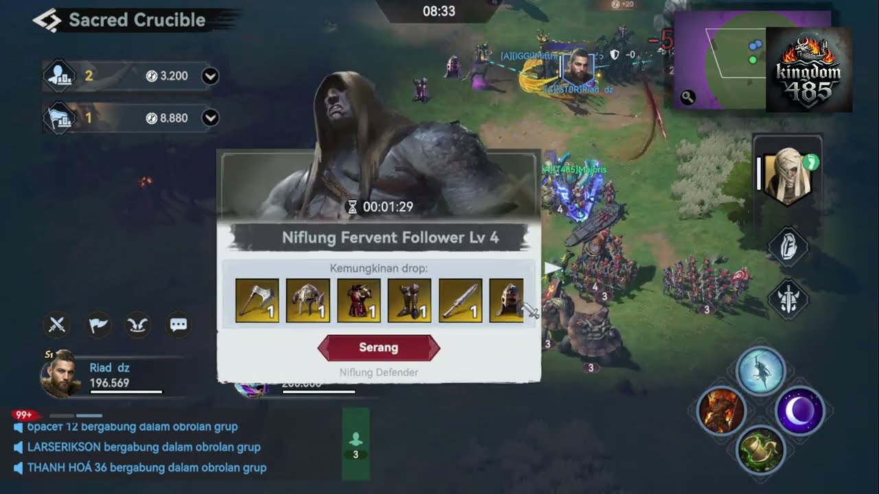 Push sacred Sacred Crucible Viking Rise