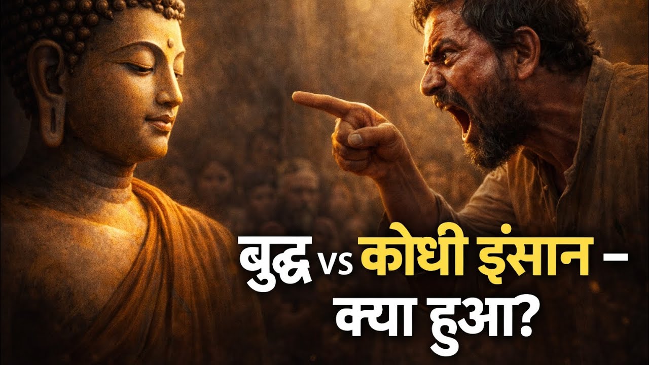 बुद्ध vs क्रोधी इंसान – अपमान के बाद बुद्ध ने जो किया, वो जीवन बदल देगा | Buddha Story Hindi 