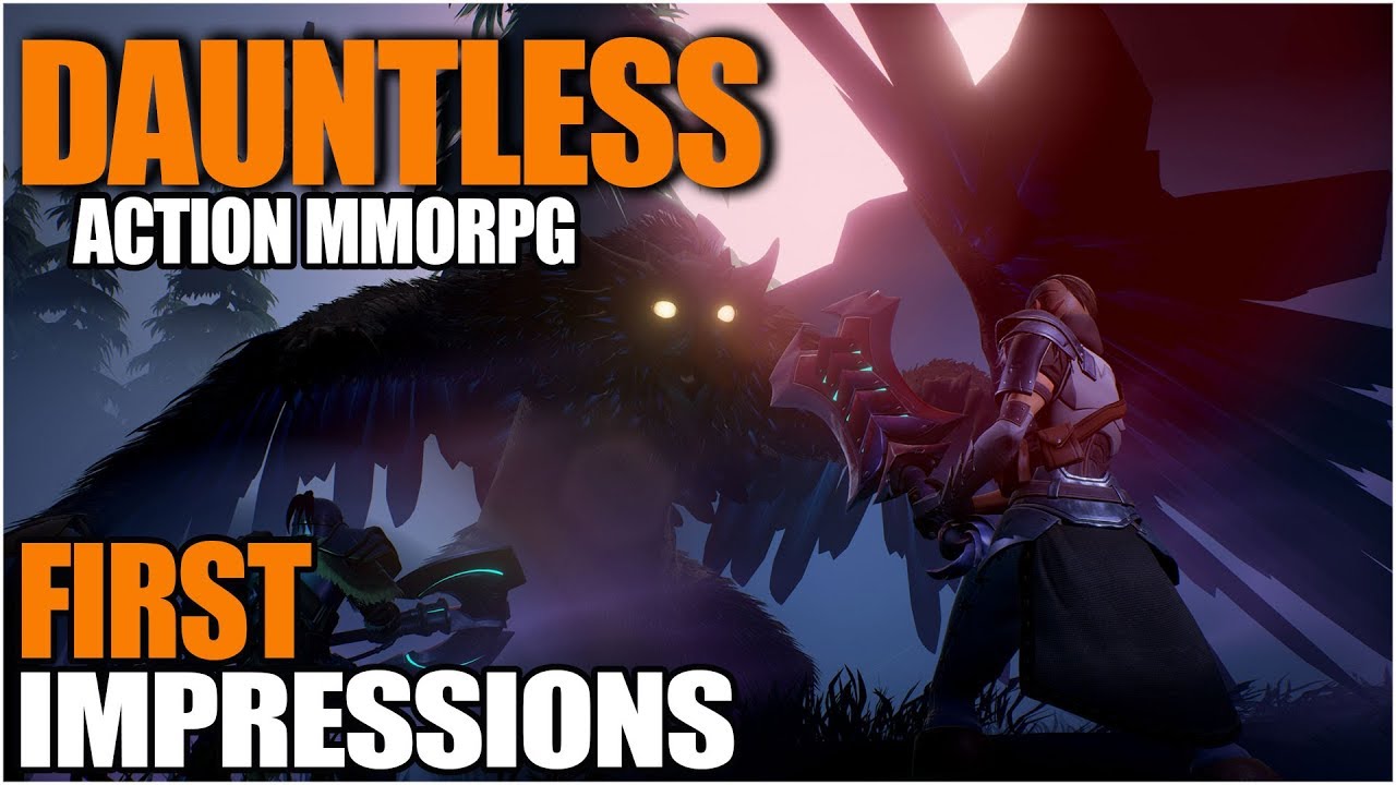 My First Experience Playing Dauntless - Free to play MMORPG Gameplay
