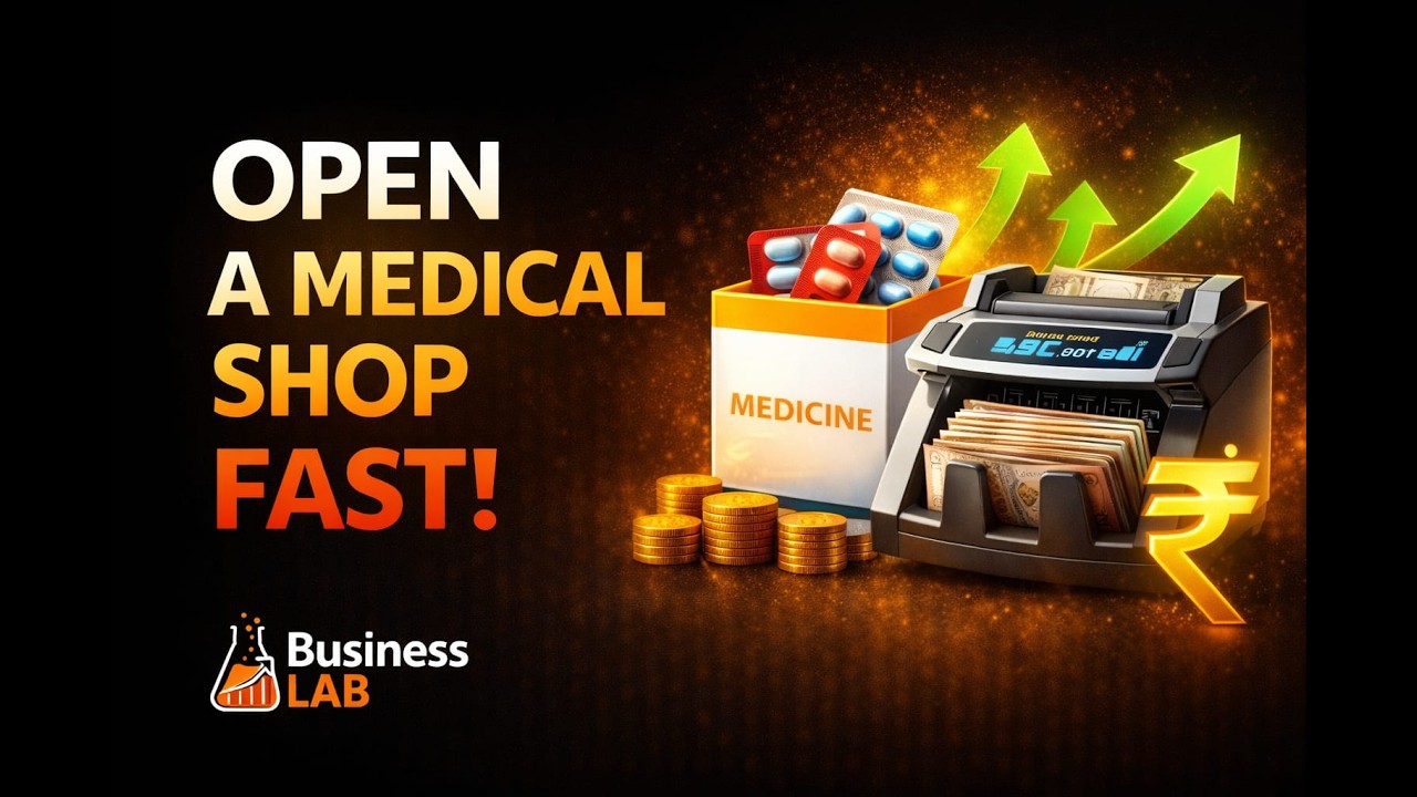 How to Open a Medical Shop in India | Cost, License & Profit (2026)
