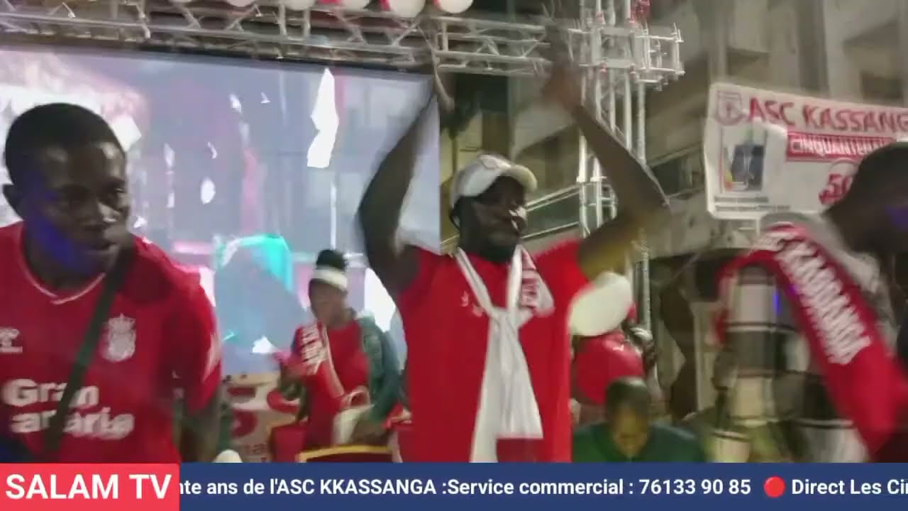 🔴En direct  ambiance en feu 🔥 fête de la cinquantenaire de l'ASC KKASSANGA de HANN