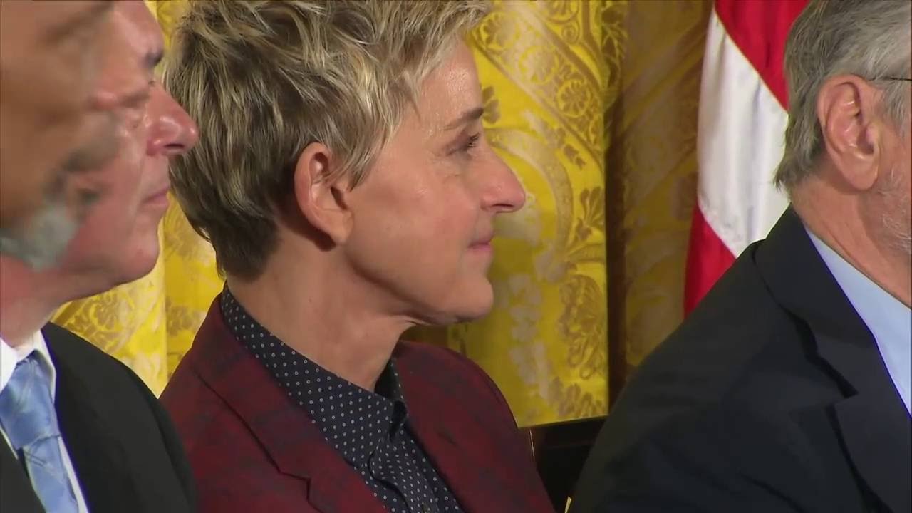 Ellen DeGeneres Receives Presidential Medal of Freedom