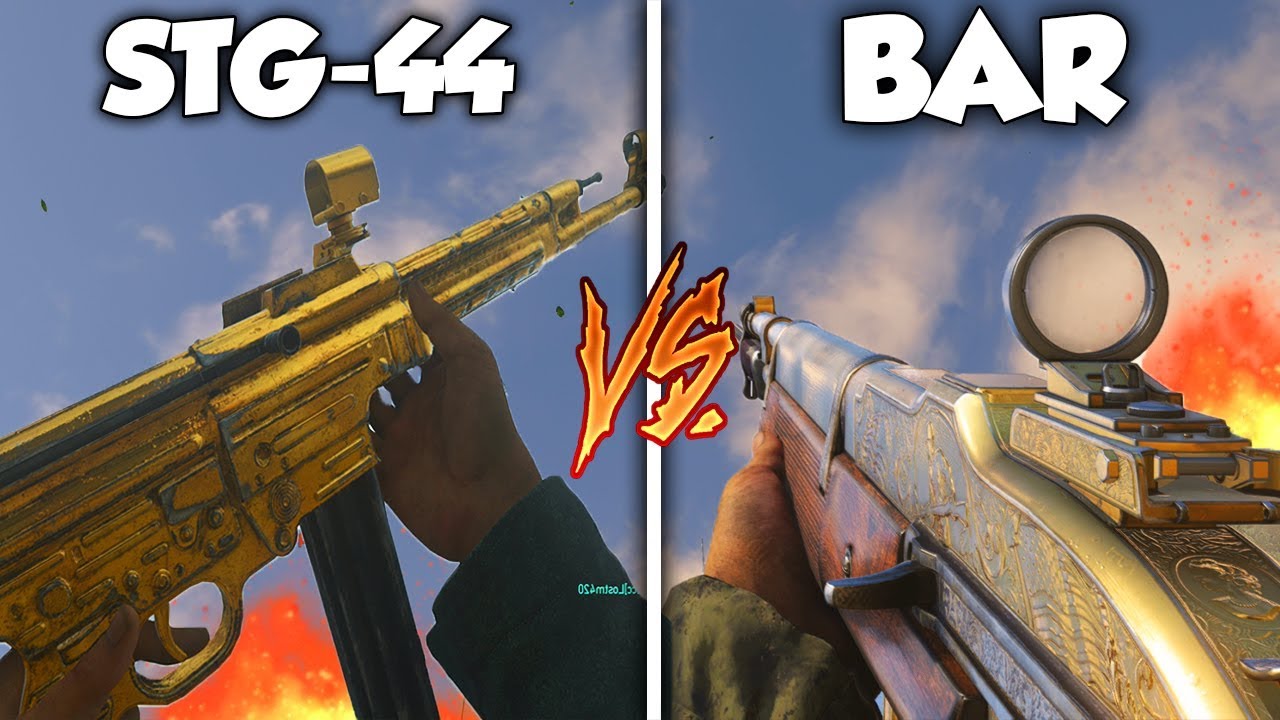 COD WW2 - STG-44 VS BAR! WHICH ONE IS BETTER?! (WW2 WEAPON COMPARISONS)