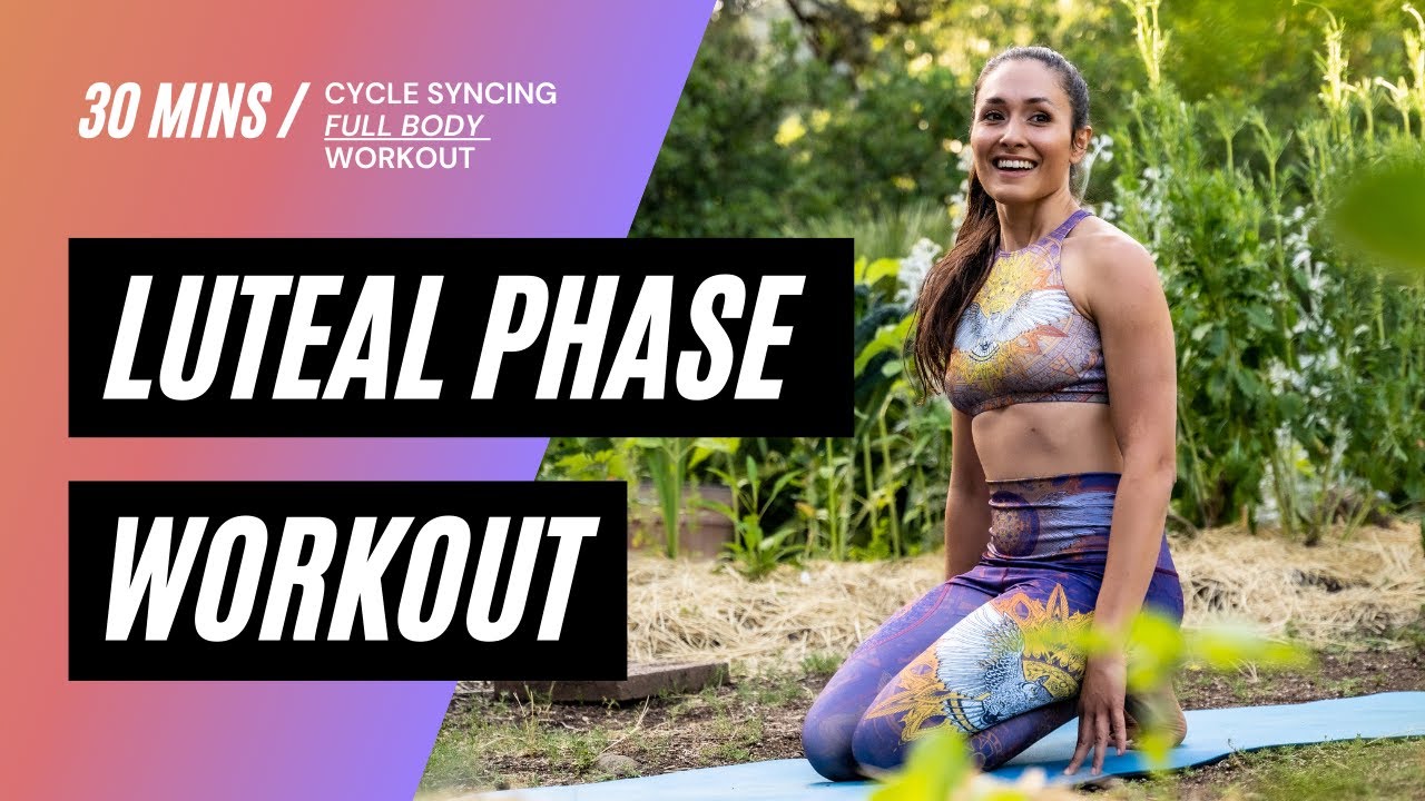 Cycle Syncing Luteal Phase Full Body Workout | Strength with Bands | Yoga Inspired
