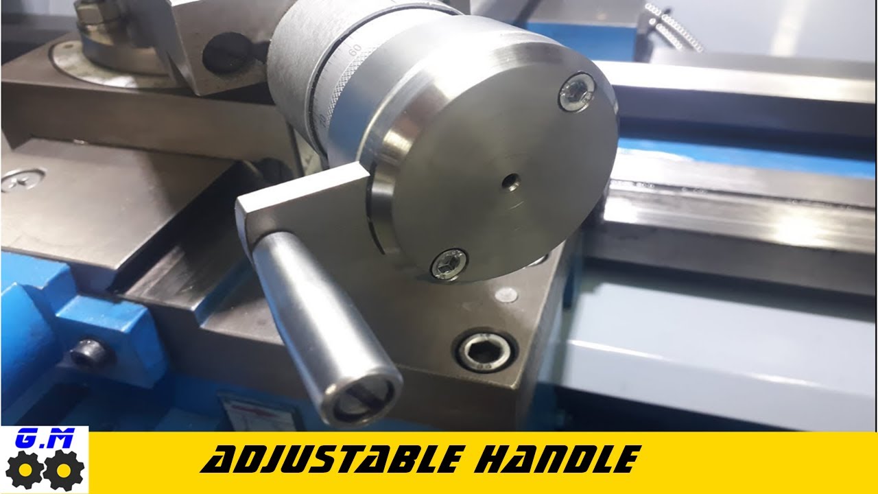 Lathe - Upper carriage handle _ Manettino regolabile carrello superiore