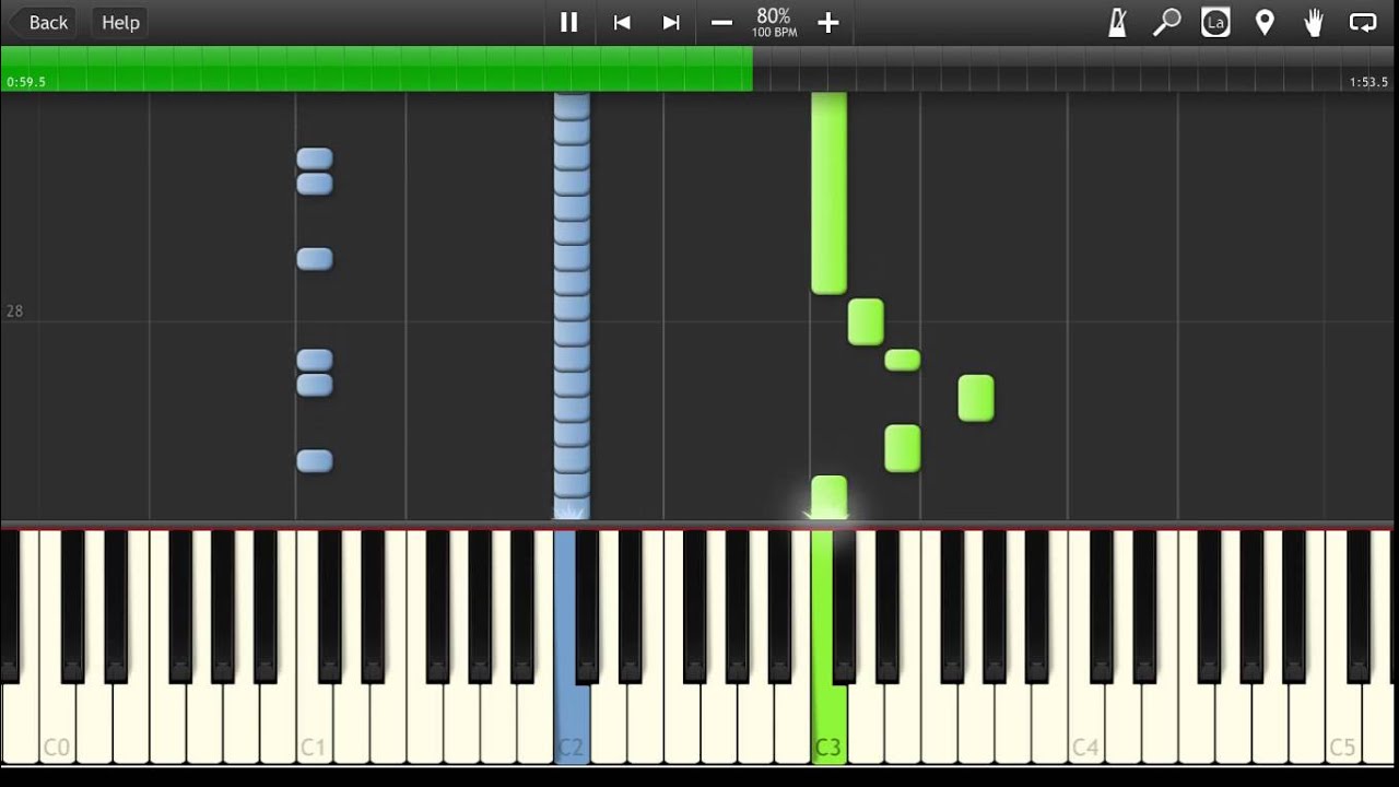 Fraggle Rock - Theme Song Synthesia Tutorial