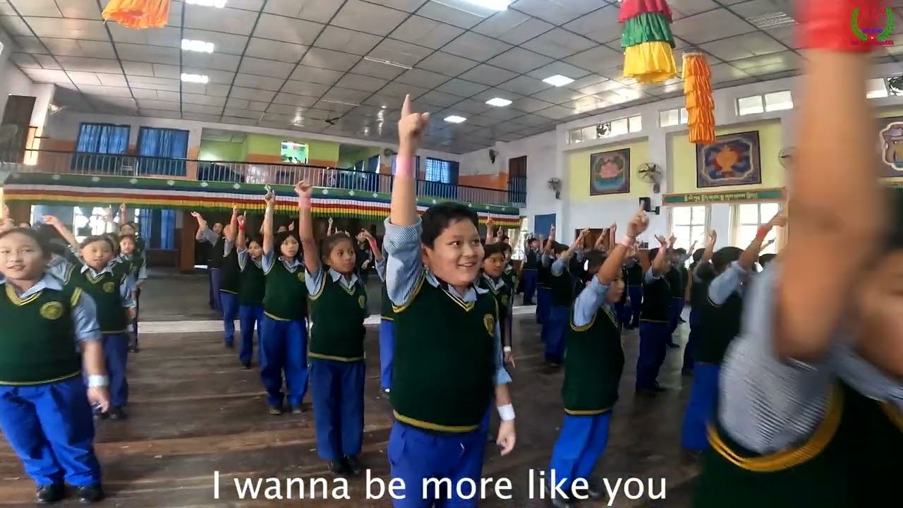 T.C.V. Gopalpur junior Section singing aseembly 2024. #tibetanvlogerkarma #kidssong #singing #kids
