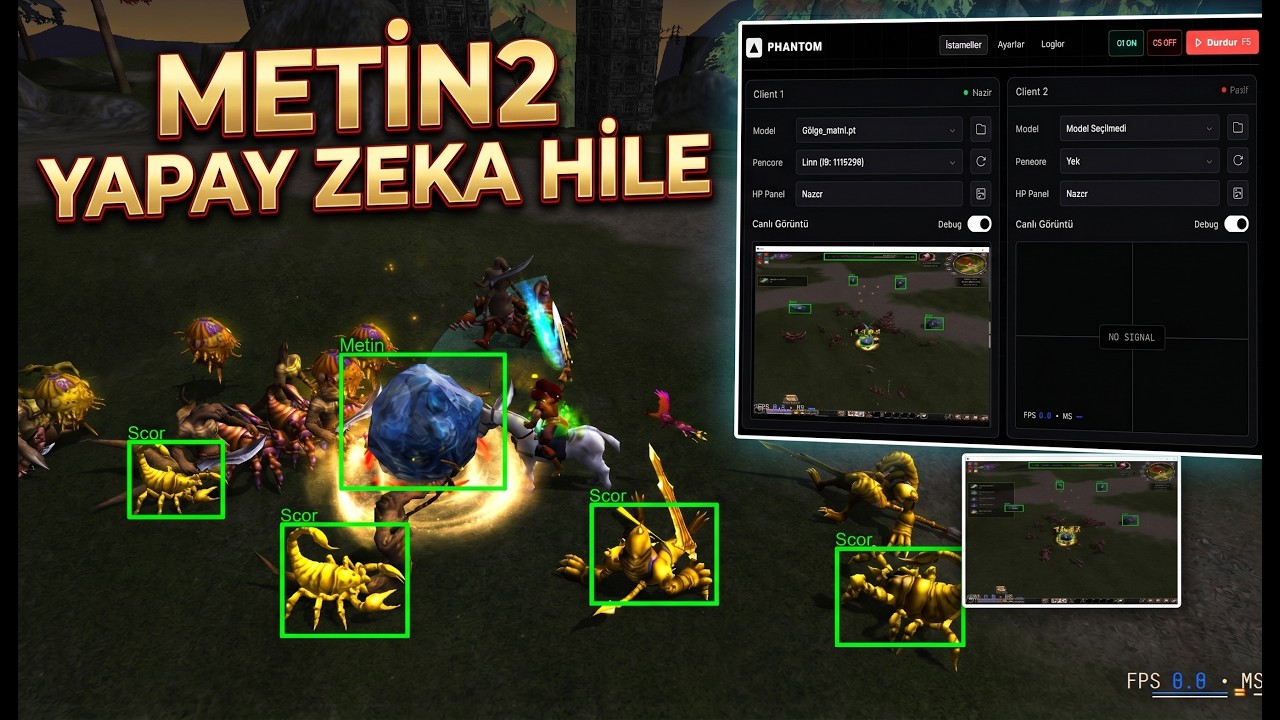 Metin2 Farm Bot - Hile | A&ccedil;ık Kaynak Kod | Tamamen &Uuml;cretsiz