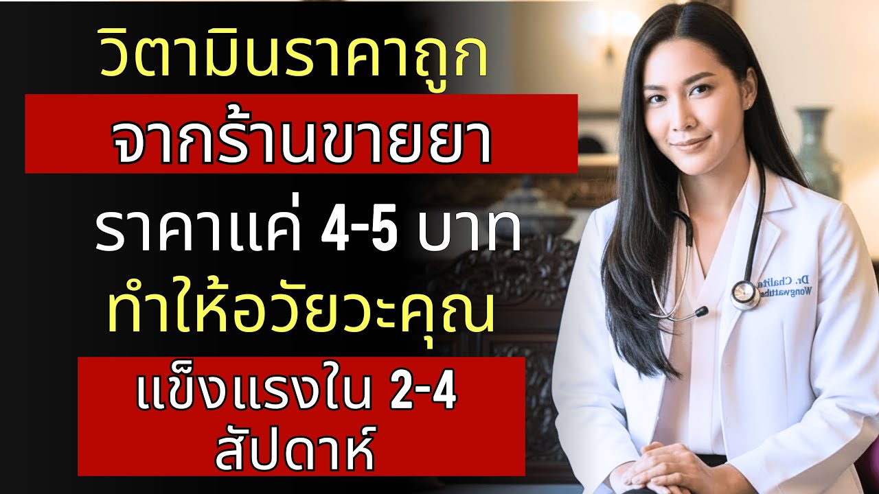 วิตามินราคาถูกที่ฟื้นคืนพลัง ความแข็งแกร่ง และความมีชีวิตชีวาหลังอายุ 60