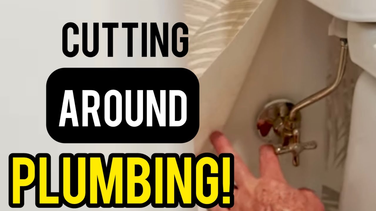 How to Work Around Toilet Plumbing When Installing Wallpaper