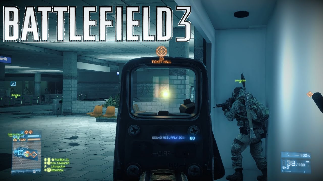 Battlefield 3 - Operation Metro Gameplay (No Commentary)