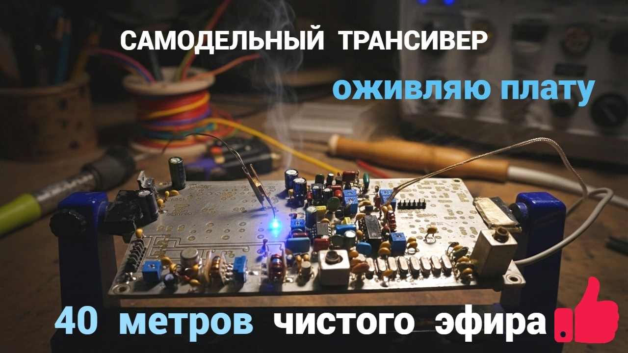 Самодельный трансивер: Оживляю основную плату.Сможет ли потянуть 40 метров?@subvadim3169