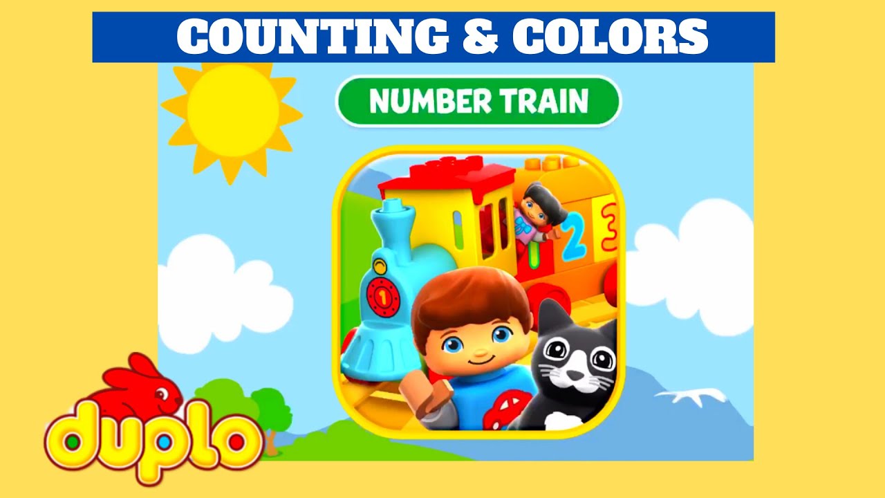 LEGO DUPLO WORLD - NUMBER TRAIN GAME EDUCATIONAL VIDEO FOR CHILDREN, TODDLERS AND PRESCHOOLERS